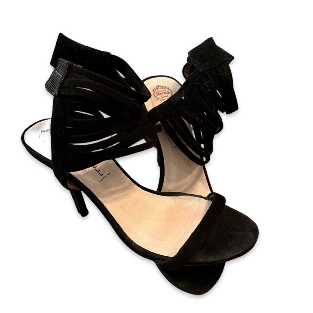 🔥 JEFFREY CAMPBELL Ibiza | FREE PEOPLE Black Gladiator Style Dressy Heels